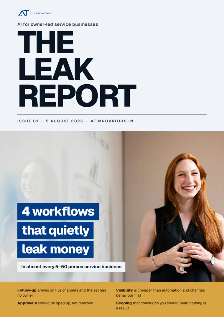 Cover of issue 01 of The Leak Report