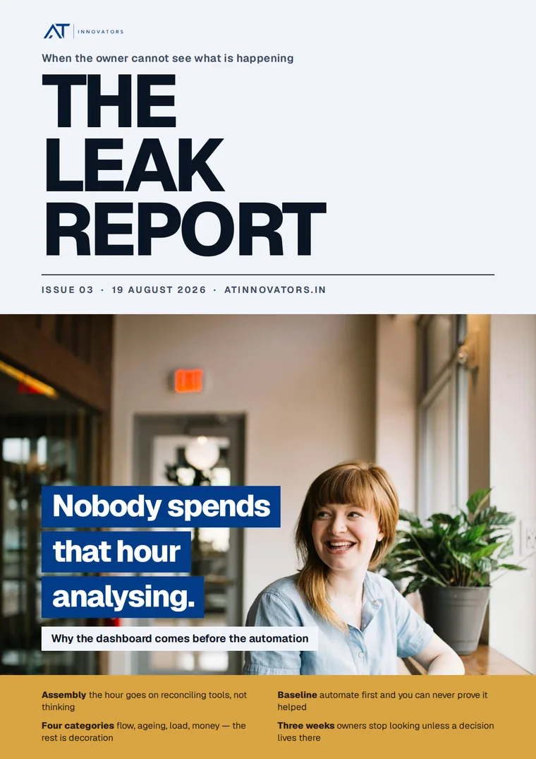 Cover of issue 03 of The Leak Report