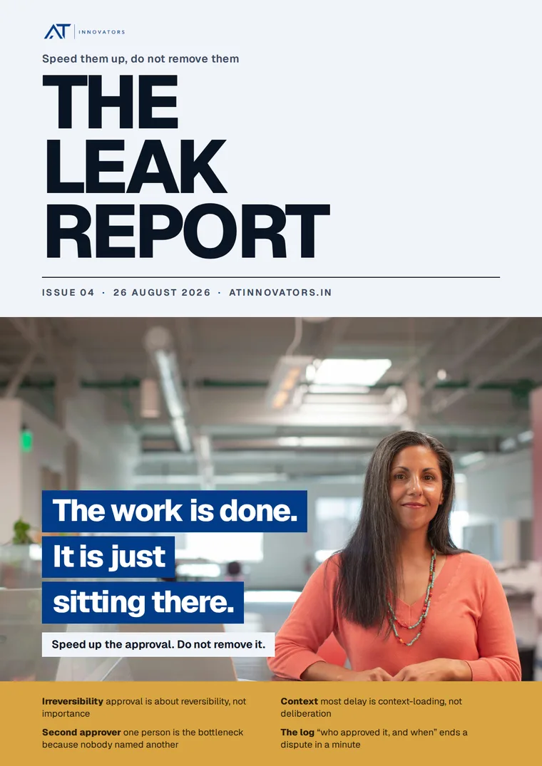 Cover of issue 04 of The Leak Report